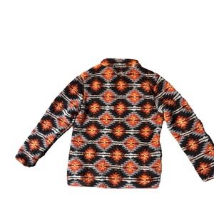 Home Free Lightweight Fleece Aztec Print Pullover Size L
